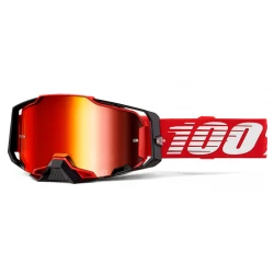 Μάσκα μηχανής motocross 100% ARMEGA RED - MIRROR RED Μάσκα μηχανής motocross 100% ARMEGA RED - MIRROR RED