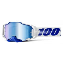 Μάσκα μηχανής motocross 100% ARMEGA BLUE - MIRROR BLUE Μάσκα μηχανής motocross 100% ARMEGA BLUE - MIRROR BLUE