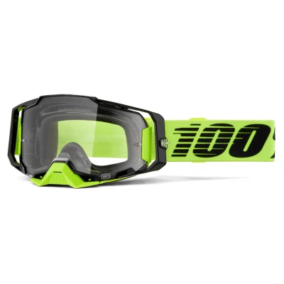 Μάσκα μηχανής motocross 100% ARMEGA NEON YELLOW