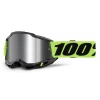 Μάσκα μηχανής motocross 100% ACCURI2 NEON YELLOW- MIRROR SILVER