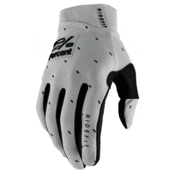 Γάντια μηχανής motocross 100% RIDEFIT SLASHER SILVER