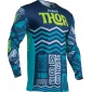 Μπλούζα μηχανής motocross THOR PRIME ALOHA BLUE thumb
