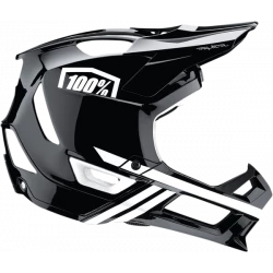 Κράνος ποδηλασίας 100% TRAJECTA FULL BLACK/WHITE GLOSS Κράνος ποδηλασίας 100% TRAJECTA FULL BLACK/WHITE GLOSS