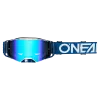 Μάσκα μηχανής motocross O'NEAL B-55 CRAM BLUE/WHITE - RADIUM BLUE