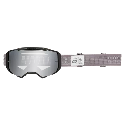 Μάσκα motocross O'NEAL B-22 STATIC GRAY - SILVER MIRROR