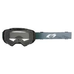 Μάσκα μοτοσυκλέτας για motocross O'NEAL B-22 COVERT GRAY/GREEN - CLEAR Μάσκα μοτοσυκλέτας για motocross O'NEAL B-22 COVERT GRAY/GREEN - CLEAR