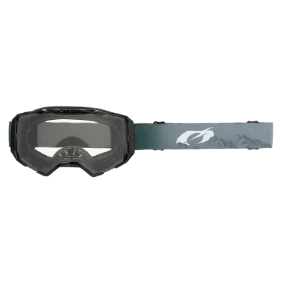 Μάσκα motocross O'NEAL B-22 COVERT GRAY/GREEN - CLEAR