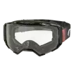Μάσκα motocross O'NEAL B-22 COVERT BLACK/RED - CLEAR thumb