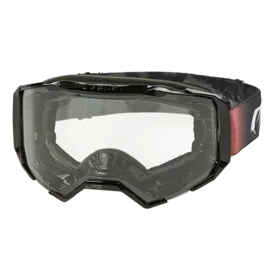 Μάσκα motocross O'NEAL B-22 COVERT BLACK/RED - CLEAR