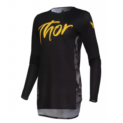 Γυναικεία μπλούζα μηχανής THOR SPORTMODE SHADOW BLACK