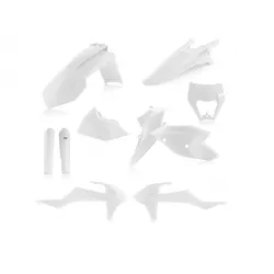 Σετ πλαστικά μοτοσυκλέτας ACERBIS για KTM EXC/EXC-F 17-19 White