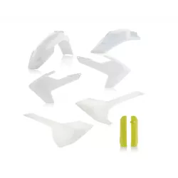 Σετ πλαστικά μοτοσυκλέτας ACERBIS για Husqvarna FE/TE 17-19 White/Yellow