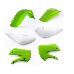 Σετ πλαστικά μοτοσυκλέτας ACERBIS για Kawasaki KX65 00-24 Green/White Σετ πλαστικά μοτοσυκλέτας ACERBIS για Kawasaki KX65 00-24 Green/White