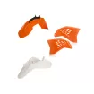 Σετ πλαστικά μοτοσυκλέτας ACERBIS για KTM SX65 09-11 Orange/White thumb