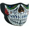 Μάσκα προσώπου αναβάτη HALF MUERTE SKULL