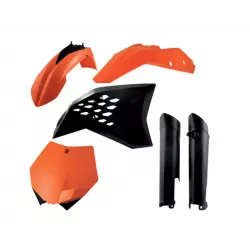Σετ πλαστικά μοτοσυκλέτας ACERBIS για KTM SX-F 07-10 Black/Orange Σετ πλαστικά μοτοσυκλέτας ACERBIS για KTM SX-F 07-10 Black/Orange