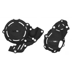 Σετ προστατευτικών κινητήρα μοτοσυκλέτας ACERBIS X-Power για Gas Gas EX250F/350F 24, MC250F/350F 24 Black