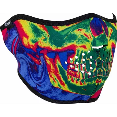 Μάσκα προσώπου αναβάτη HALF THERMA SKULL