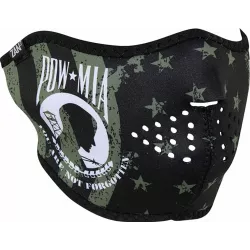 Μάσκα προσώπου αναβάτη HALF POW MIA FLAG Μάσκα προσώπου αναβάτη HALF POW MIA FLAG