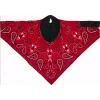 Μάσκα προσώπου αναβάτη SPORTFLEX RED PAISLY