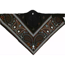 Μάσκα προσώπου αναβάτη SPORTFLEX CBAND BK/OR Μάσκα προσώπου αναβάτη SPORTFLEX CBAND BK/OR