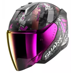 Κράνος μηχανής SHARK SKWAL i3 JET - OPEN FACE HELLCAT Mat Black/Purple Κράνος μηχανής SHARK SKWAL i3 JET - OPEN FACE HELLCAT Mat Black/Purple