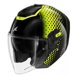 Κράνος μηχανής SHARK RS JET - OPEN FACE STRIDE Black Yellow Silver Κράνος μηχανής SHARK RS JET - OPEN FACE STRIDE Black Yellow Silver