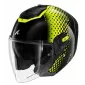Κράνος μηχανής SHARK RS JET - OPEN FACE STRIDE Black Yellow Silver