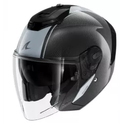 Κράνος μηχανής SHARK RS JET - OPEN FACE CARBON SKIN Carbon Silver Carbon Κράνος μηχανής SHARK RS JET - OPEN FACE CARBON SKIN Carbon Silver Carbon