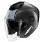 Κράνος μηχανής SHARK RS JET - OPEN FACE CARBON SKIN Carbon Silver Carbon