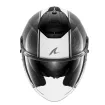 Κράνος μηχανής SHARK RS JET - OPEN FACE CARBON SKIN Carbon White Black Κράνος μηχανής SHARK RS JET - OPEN FACE CARBON SKIN Carbon White Black thumb
