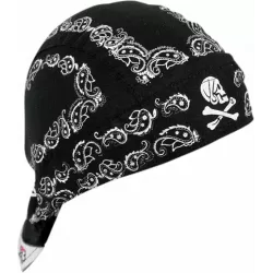 Μπαντάνα αναβάτη FLYDANNA  BLACK PAISLEY Μπαντάνα αναβάτη FLYDANNA  BLACK PAISLEY