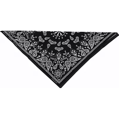 Μπαντάνα αναβάτη COTTON BK PAISLY