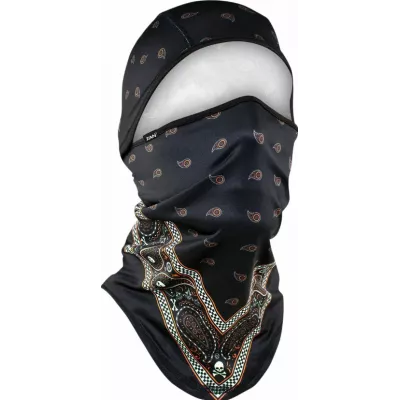 Κουκούλα προσώπου αναβάτη - μπαλακλάβα ZANheadgear SPORTFLEX CONV BK/OR BAN