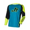 Μπλούζα motocross Just1 J-Flex 2.0 Frontier Teal Black/Yellow Fluo