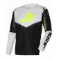 Μπλούζα motocross Just1 J-Force Hexa Black/White/Yellow Fluo thumb
