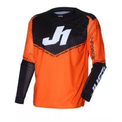 Μπλούζα motocross Just1 J-Force Hexa Orange/Black