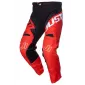 Παντελόνι μηχανής Just1 J-Force Hexa Red/Black/White