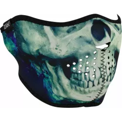 Μάσκα προσώπου αναβάτη HALF PAINT SKULL Μάσκα προσώπου αναβάτη HALF PAINT SKULL