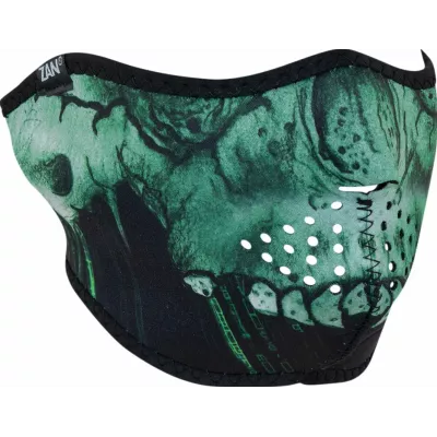 Μάσκα προσώπου αναβάτη HALF CYBER SKULL