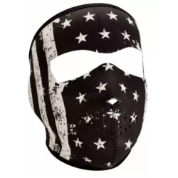 Μάσκα προσώπου αναβάτη BK WHITE FLAG