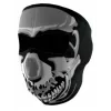 Μάσκα προσώπου αναβάτη CHROME SKULL