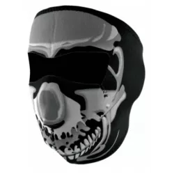 Μάσκα προσώπου αναβάτη CHROME SKULL Μάσκα προσώπου αναβάτη CHROME SKULL