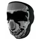 Μάσκα προσώπου αναβάτη CHROME SKULL thumb
