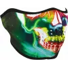 Μάσκα προσώπου αναβάτη HALF NEON SKULL Μάσκα προσώπου αναβάτη HALF NEON SKULL