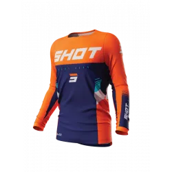 Μπλούζα motocross SHOT Contact Tracer Neon Orange Μπλούζα motocross SHOT Contact Tracer Neon Orange