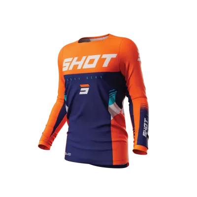 Μπλούζα motocross SHOT Contact Tracer Neon Orange Μπλούζα motocross SHOT Contact Tracer Neon Orange