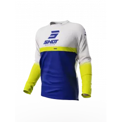 Μπλούζα motocross SHOT Devo Reflex Blue