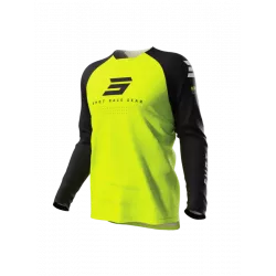 Μπλούζα motocross SHOT Raw Escape Neon Yellow