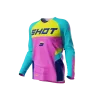 Παιδική μπλούζα motocross SHOT Raw Tracer Pink